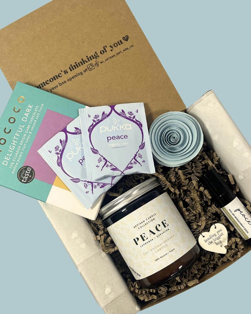 Grief Sympathy Gift Set Hamper Box Peace