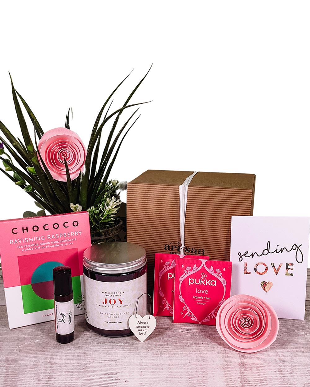 Grief Sympathy Hamper Gift Box Pink Joy