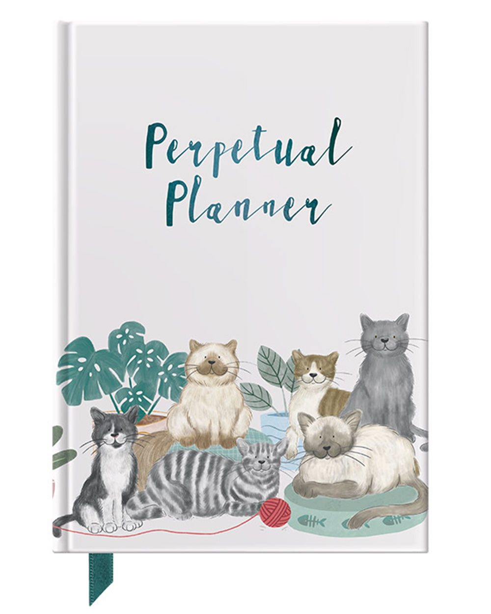 Diary For Cat Lovers Perpetual Planner Gift