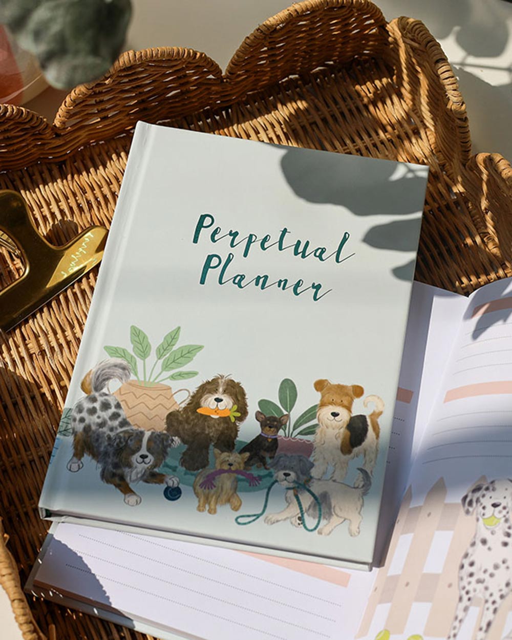 Diary For Dog Lovers Perpetual Planner Gift