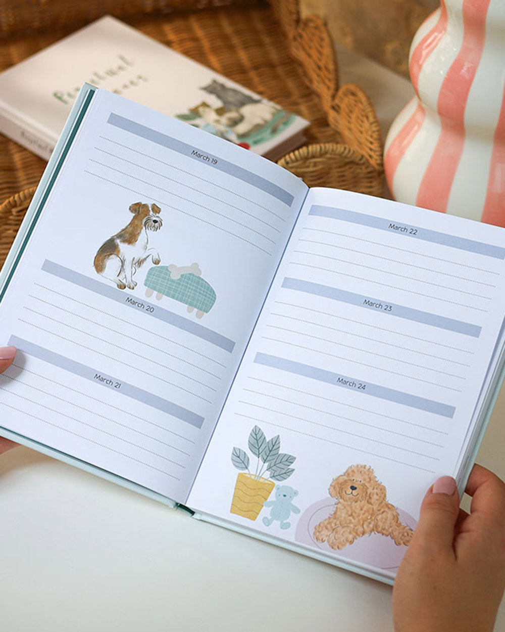 Diary For Dog Lovers Perpetual Planner Gift
