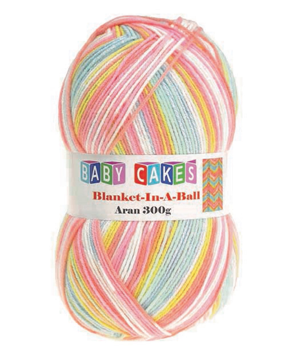 Blanket In A Ball Wool Baby Cakes Yarn 05 Helter Skelter