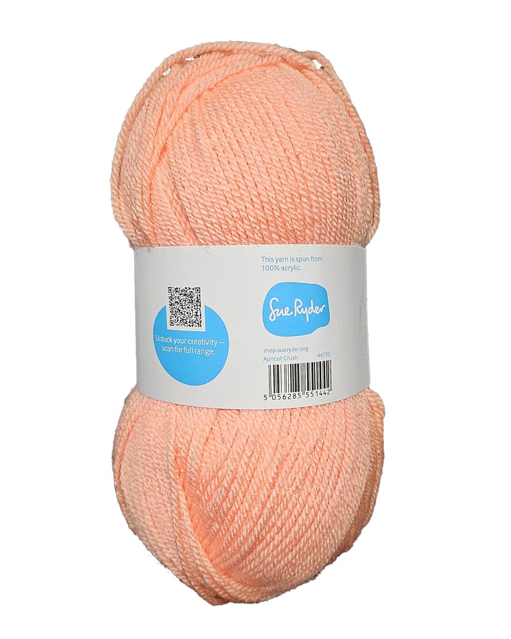 Single Ball Acrylic Yarn Double Knit Wool Apricot Crush