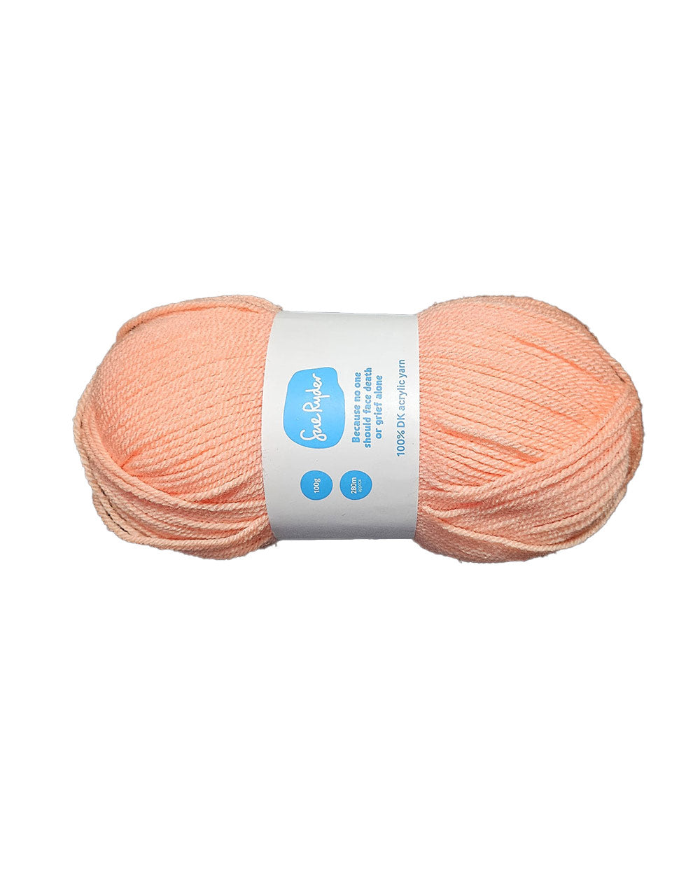 Single Ball Acrylic Yarn Double Knit Wool Apricot Crush