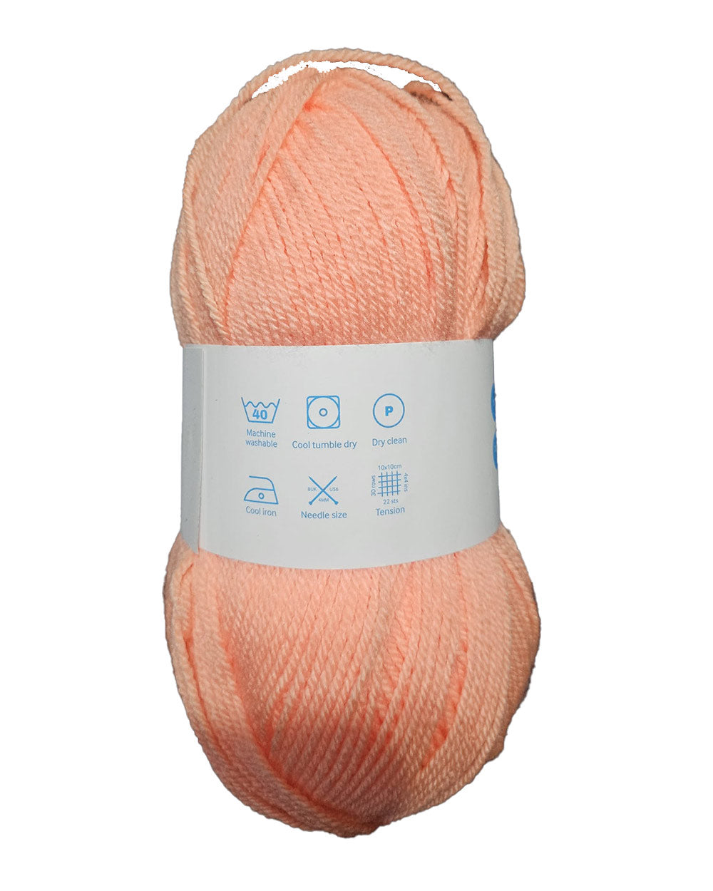 Single Ball Acrylic Yarn Double Knit Wool Apricot Crush