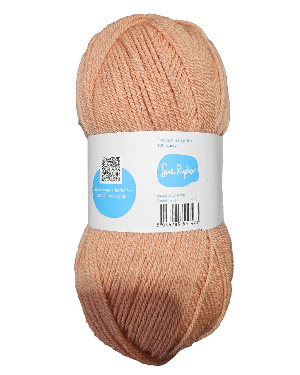 Single Ball Acrylic Yarn Double Knit Wool Pastel Peach
