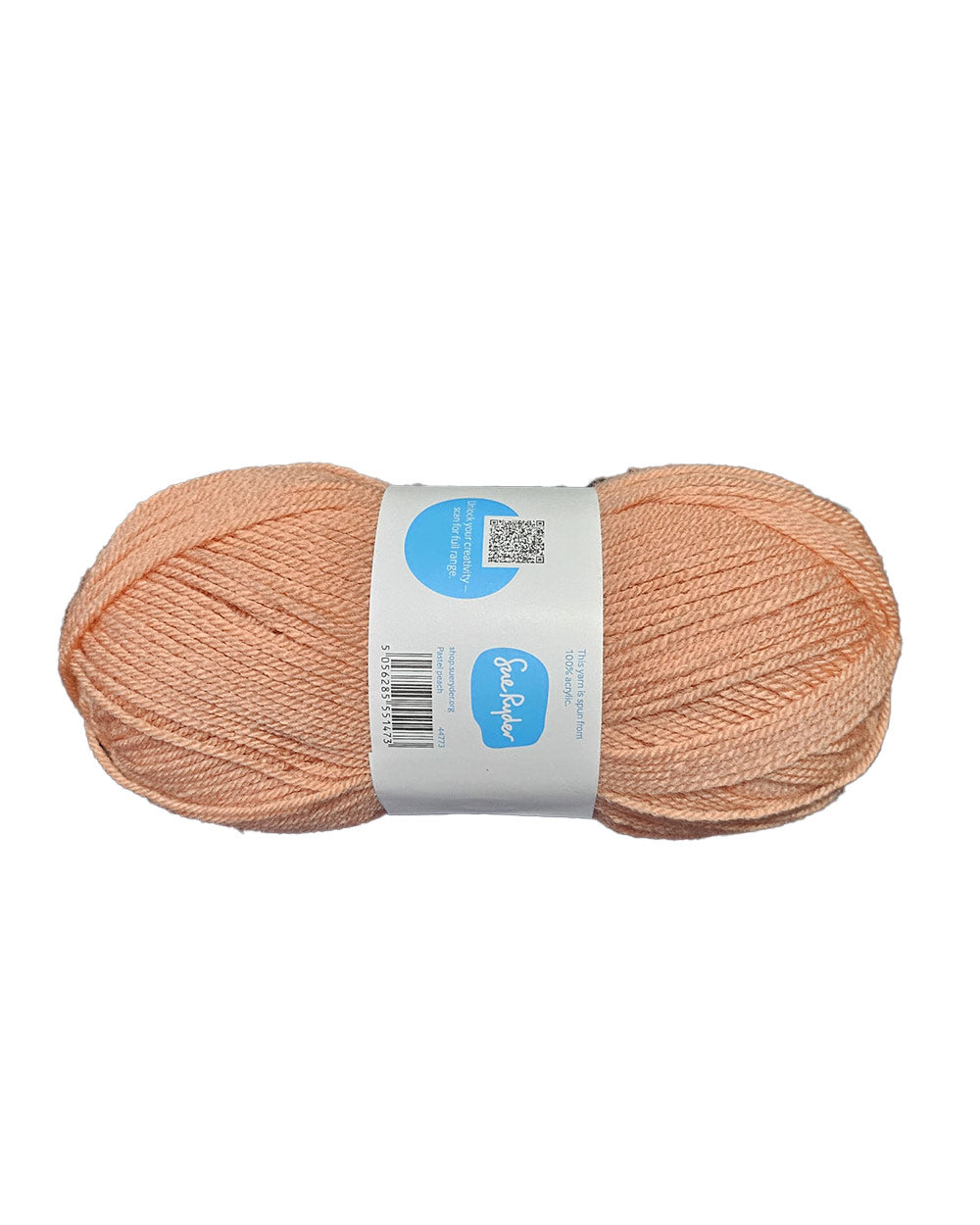 Single Ball Acrylic Yarn Double Knit Wool Pastel Peach