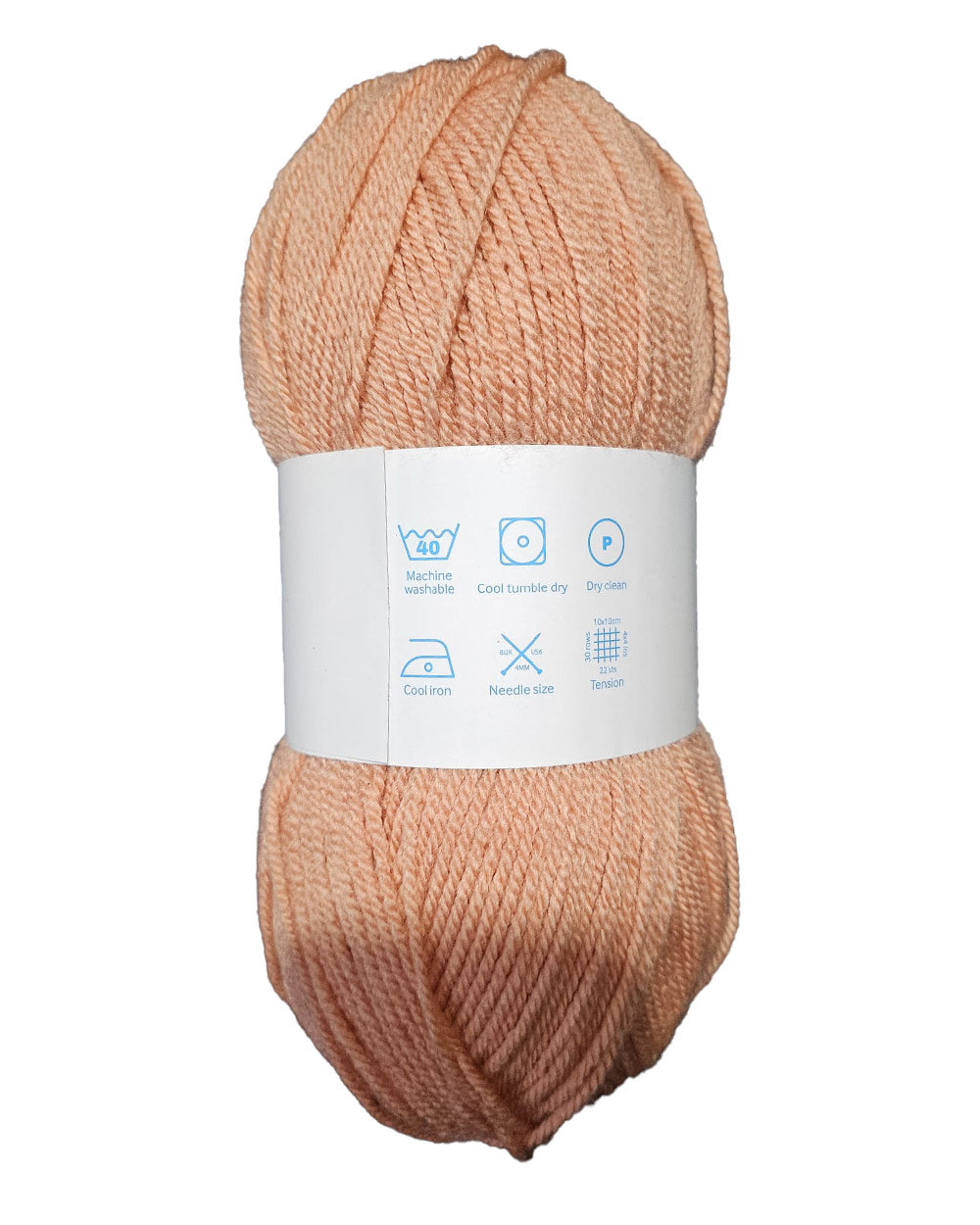 Single Ball Acrylic Yarn Double Knit Wool Pastel Peach