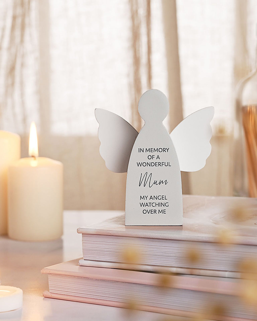 In Memory Guardian Angel Plaque Mum Memorial