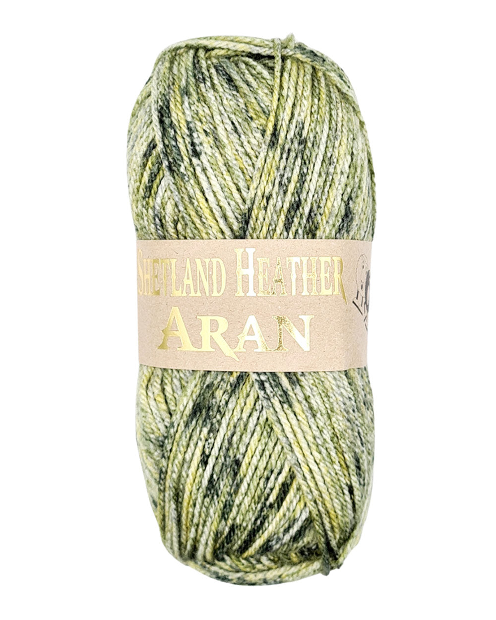 Woolcraft Shetland Heather Aran Yarn Wool 006 Willow