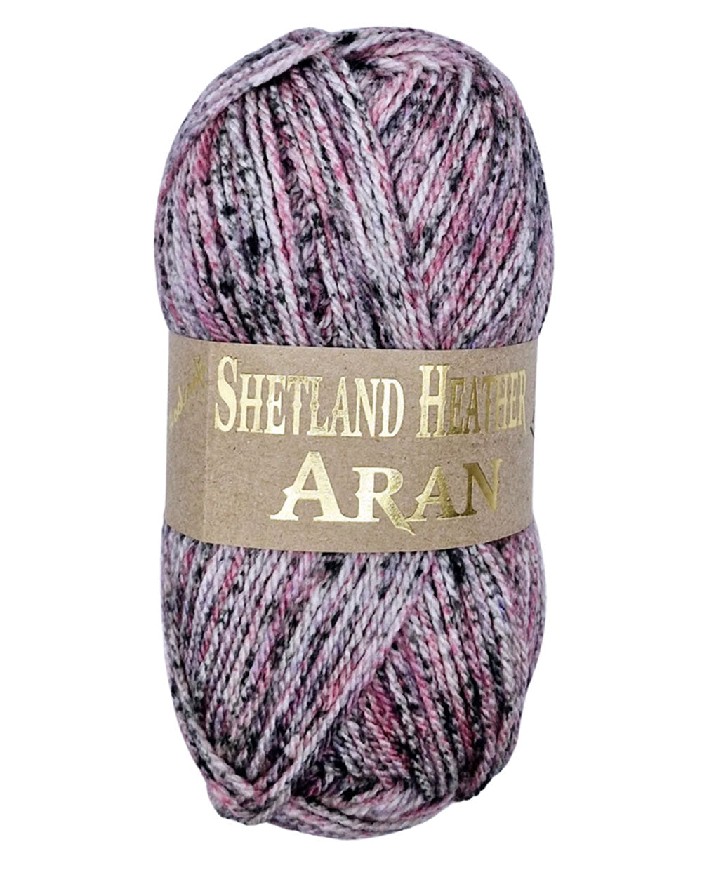 Woolcraft Shetland Heather Aran Yarn Wool 032 Calluna