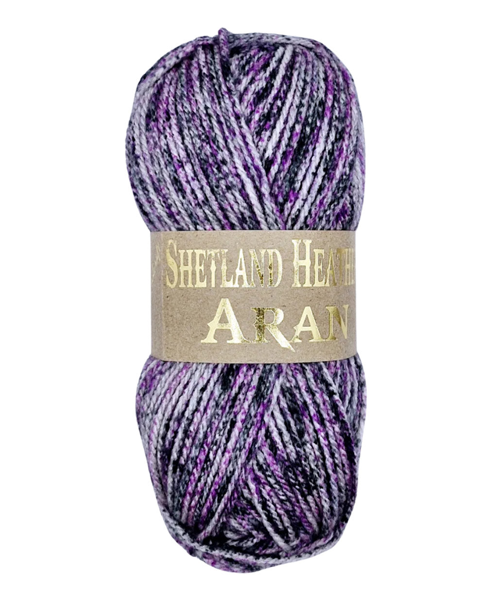 Woolcraft Shetland Heather Aran Yarn Wool 036 Lavender Fields