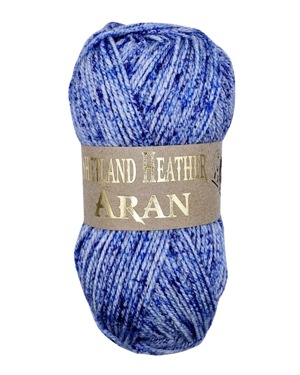 Woolcraft Shetland Heather Aran Yarn Wool 044 Persian Blue