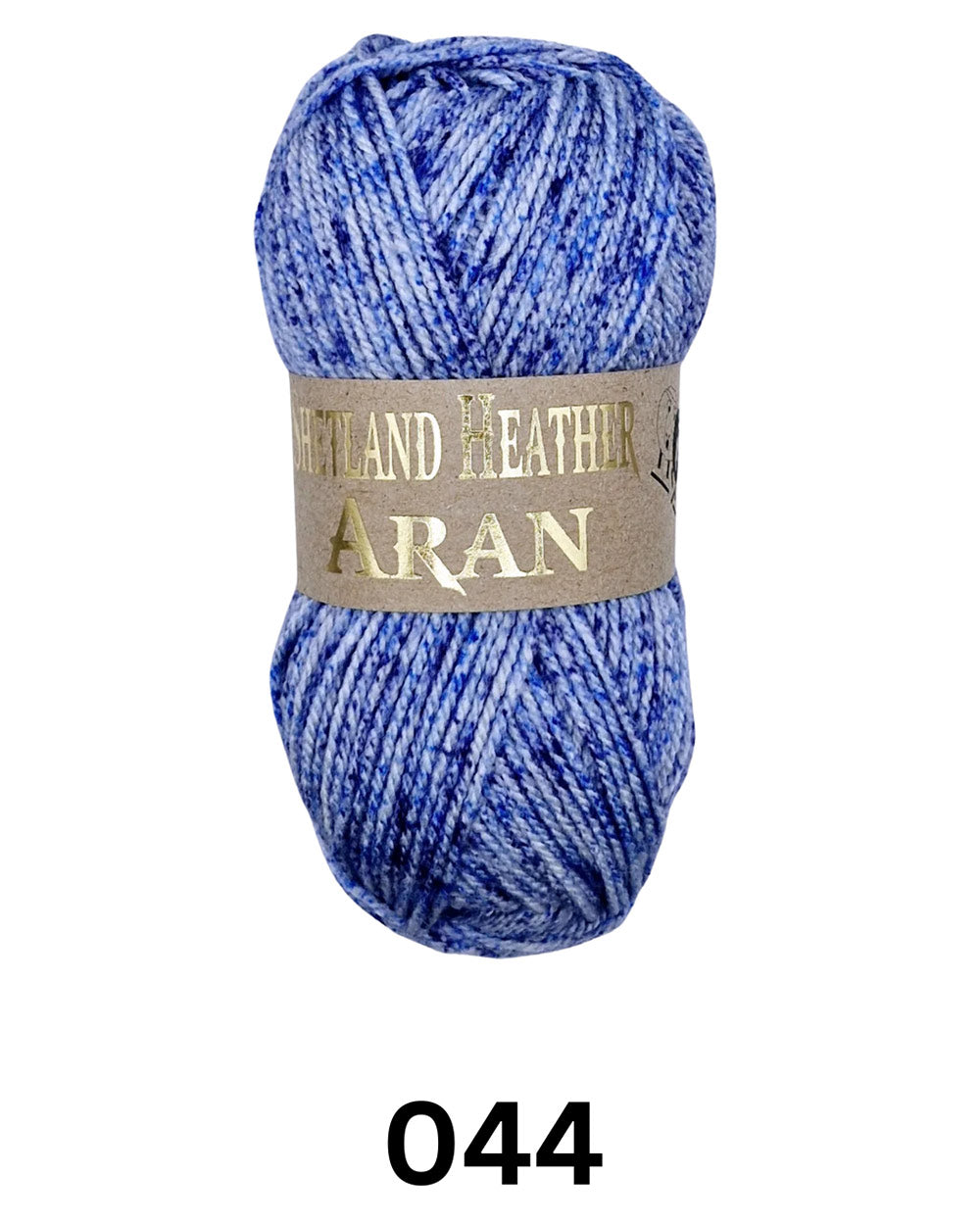 Woolcraft Shetland Heather Aran Yarn Wool 044 Persian Blue
