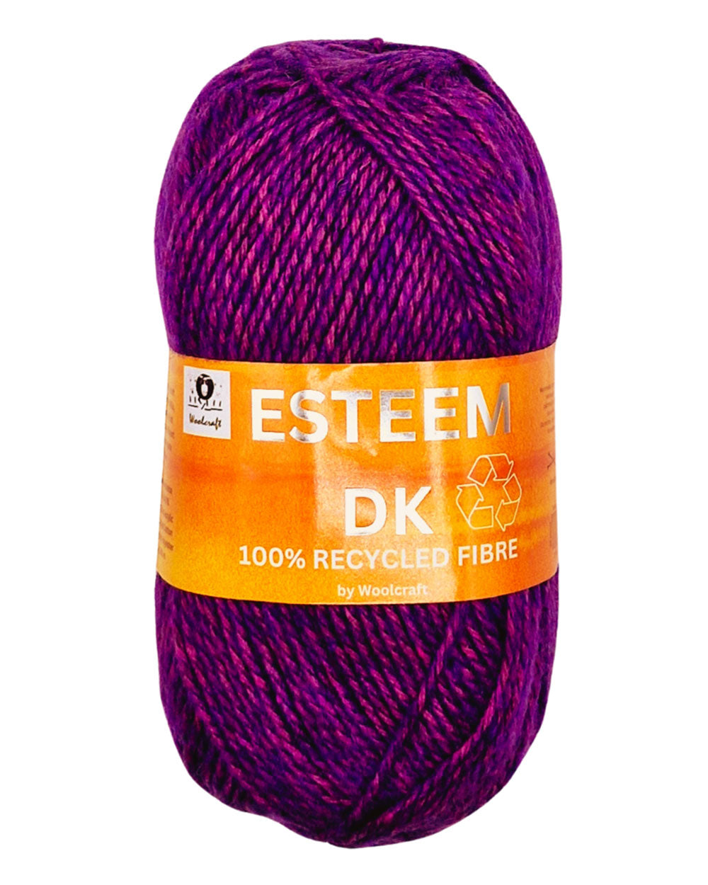 Woolcraft Esteem Recycled Wool Yarn DK 07 Purple