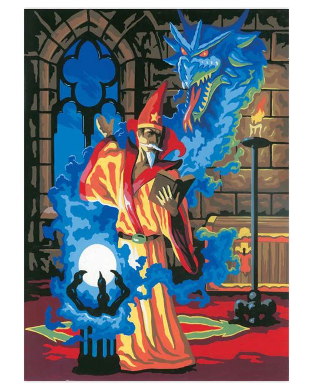 Painting By Numbers Kit Sorcerer Dragon Age 8+