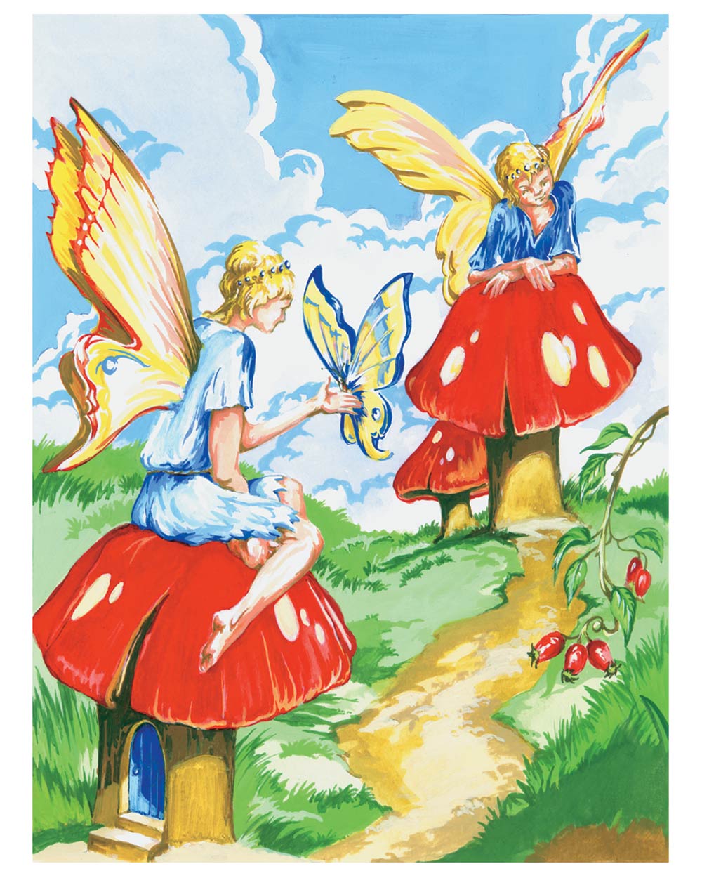 Painting By Numbers Kit Flower Fairies Age 8+