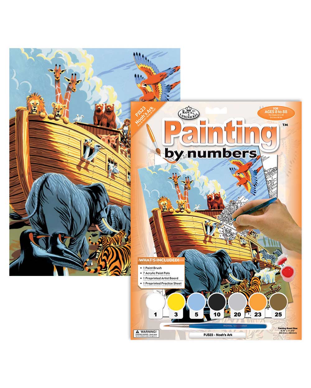 Painting By Numbers Kit Noah's Ark Age 8+