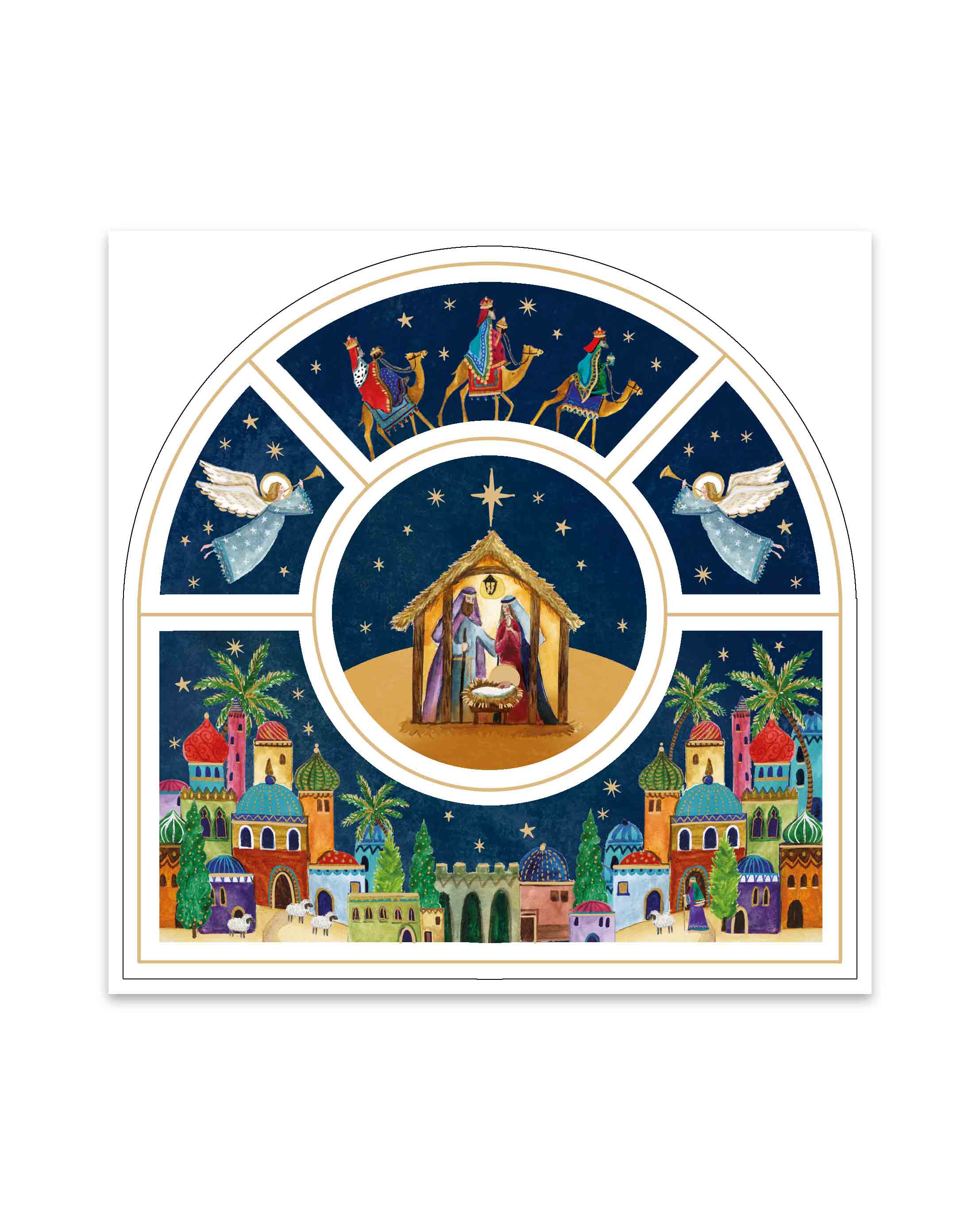 Charity Christmas Cards Nativity Story 10 Pack