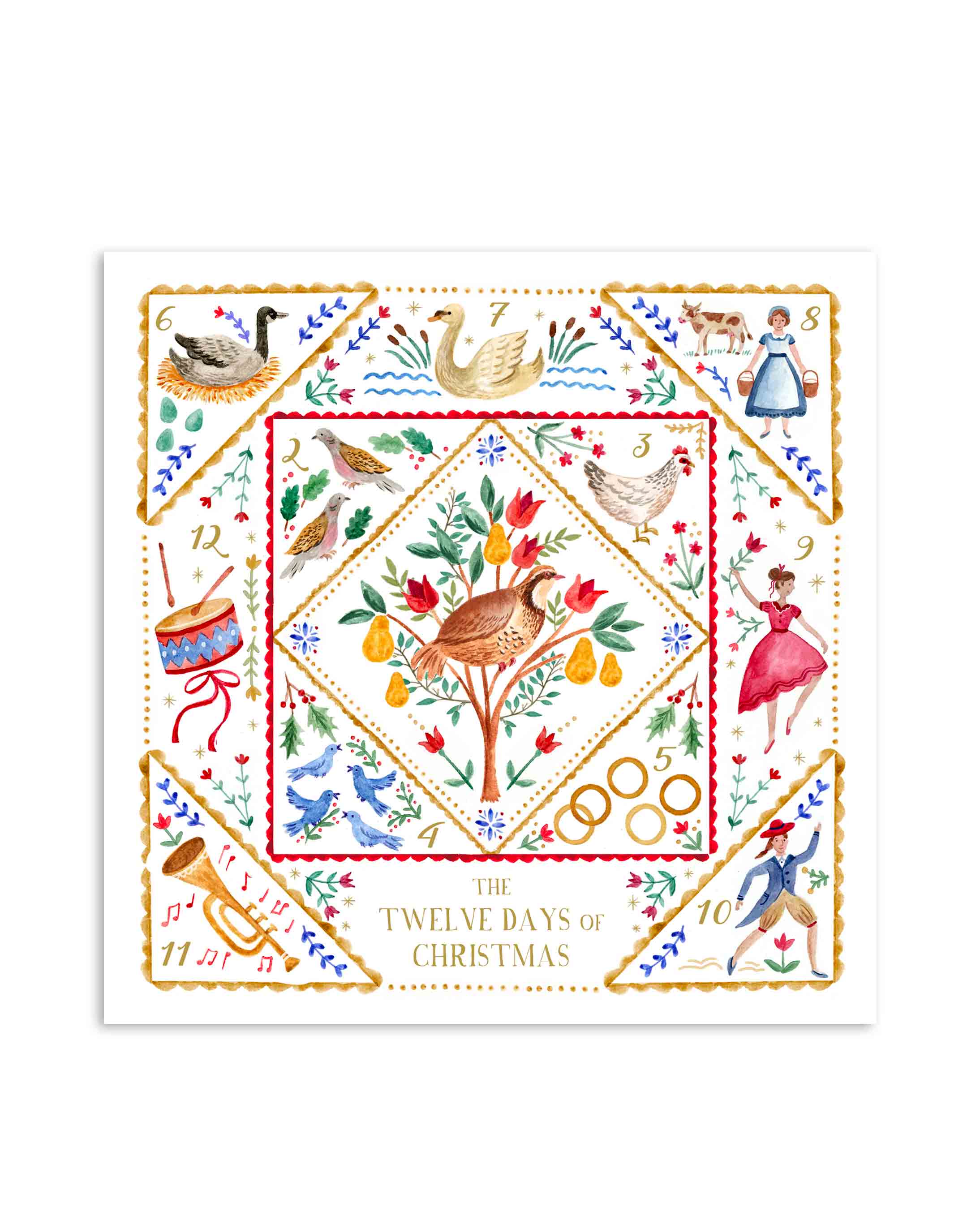 Charity Christmas Cards Twelve Days 10 Pack