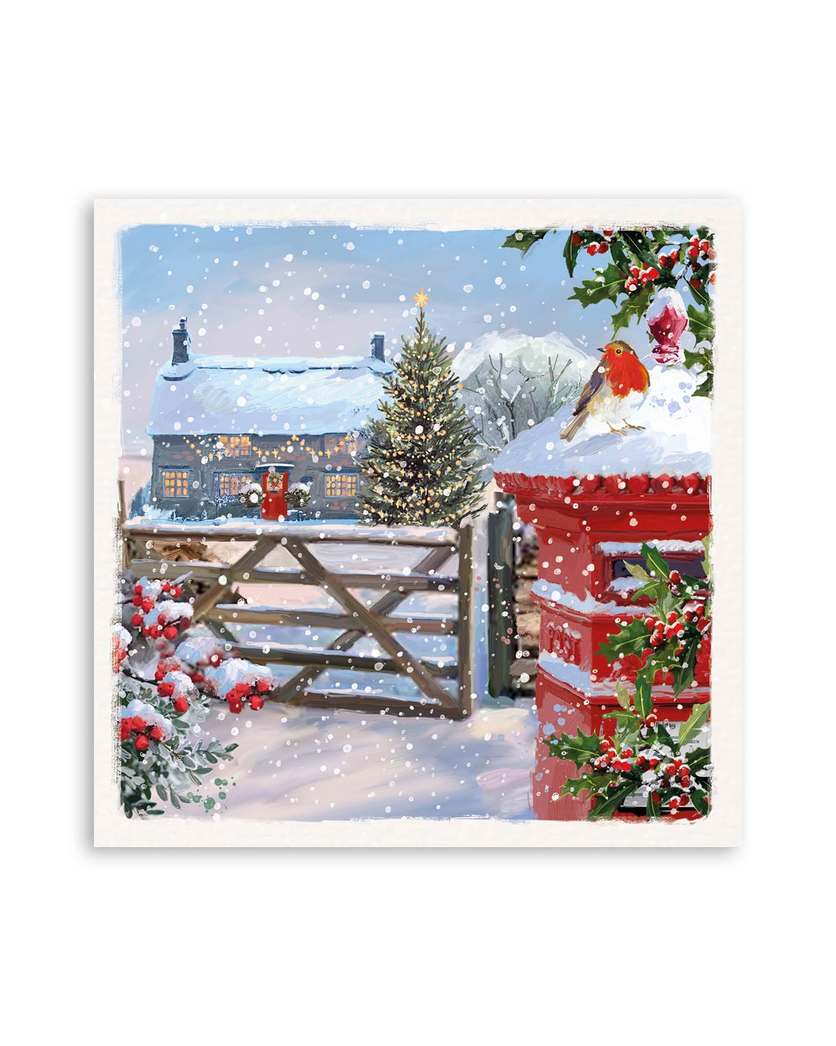 Charity Christmas Cards A Winters Day 10 Pack