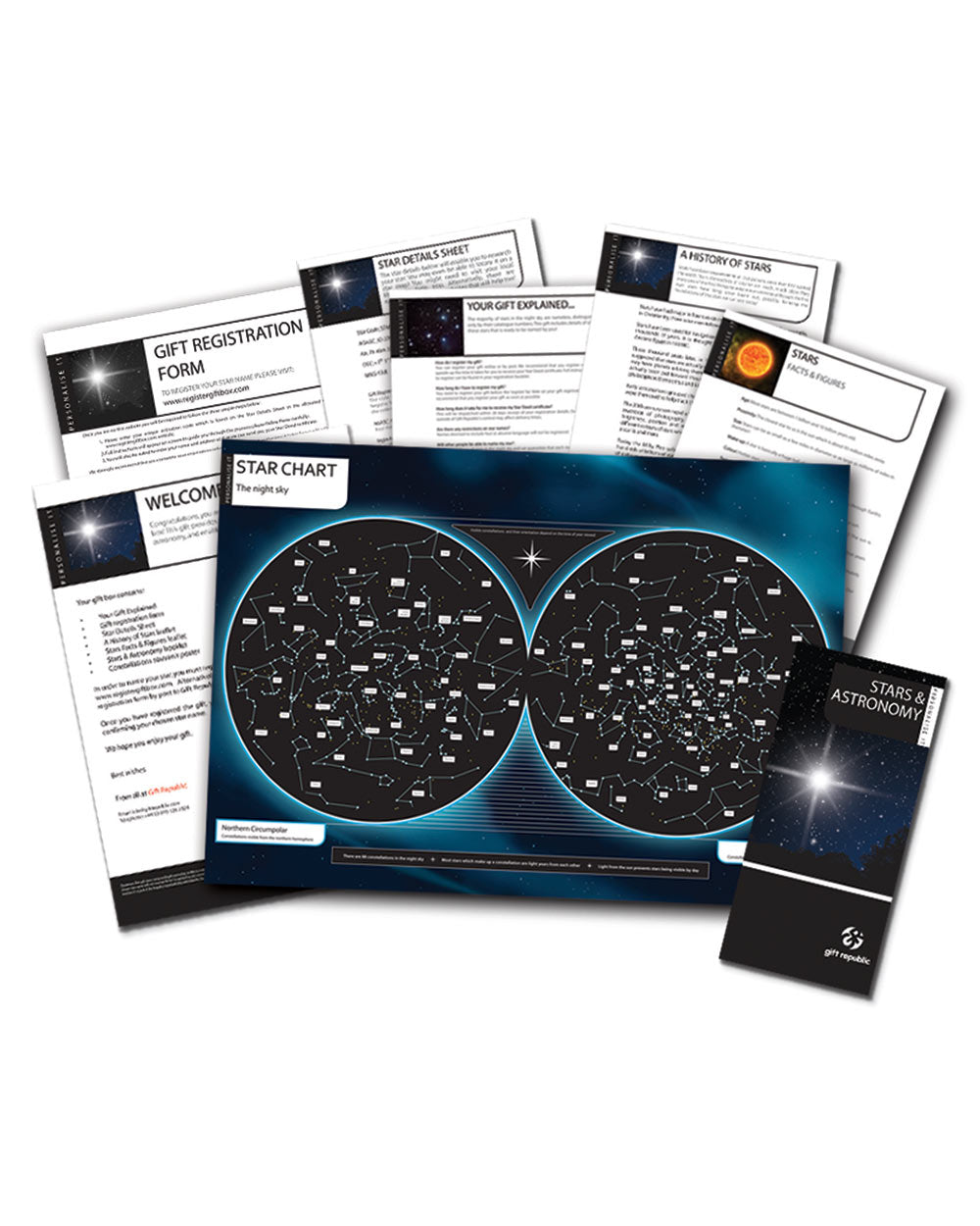 Name A Star Personalise Gift Package