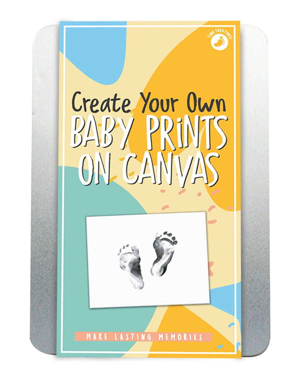Baby Handprint Footprint Kit Includes Canvas Gift Set