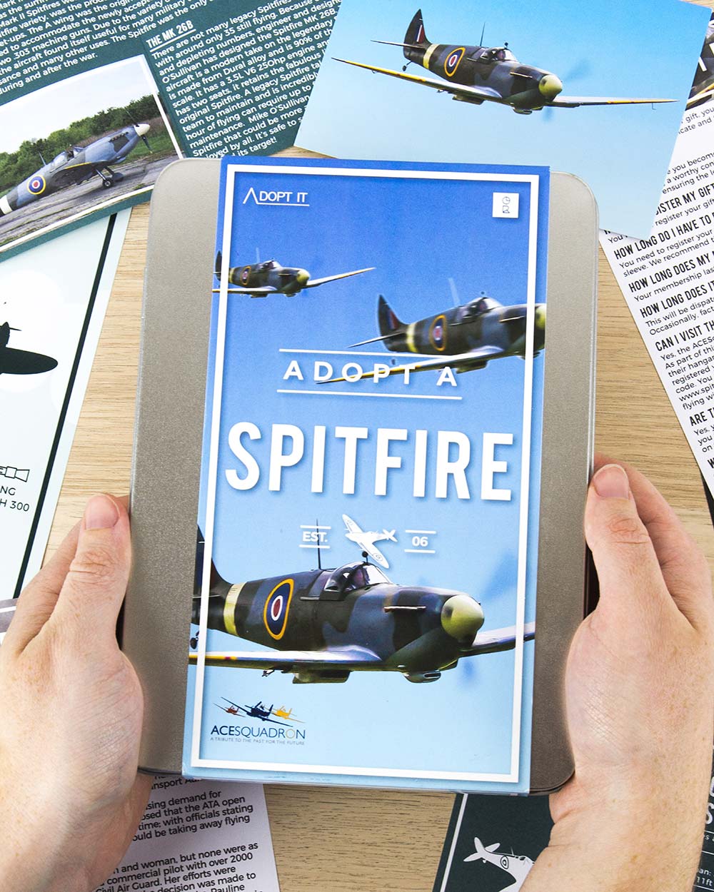 Adopt a Spitfire Gift Pack Aviation Present
