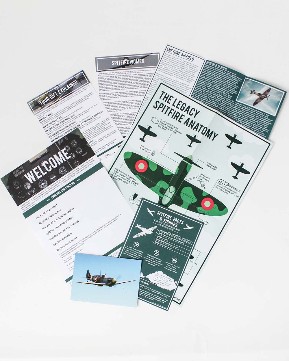 Adopt a Spitfire Gift Pack Aviation Present