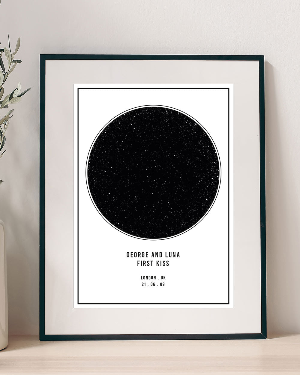 Personalised Star Map Gift Pack Celestial Present