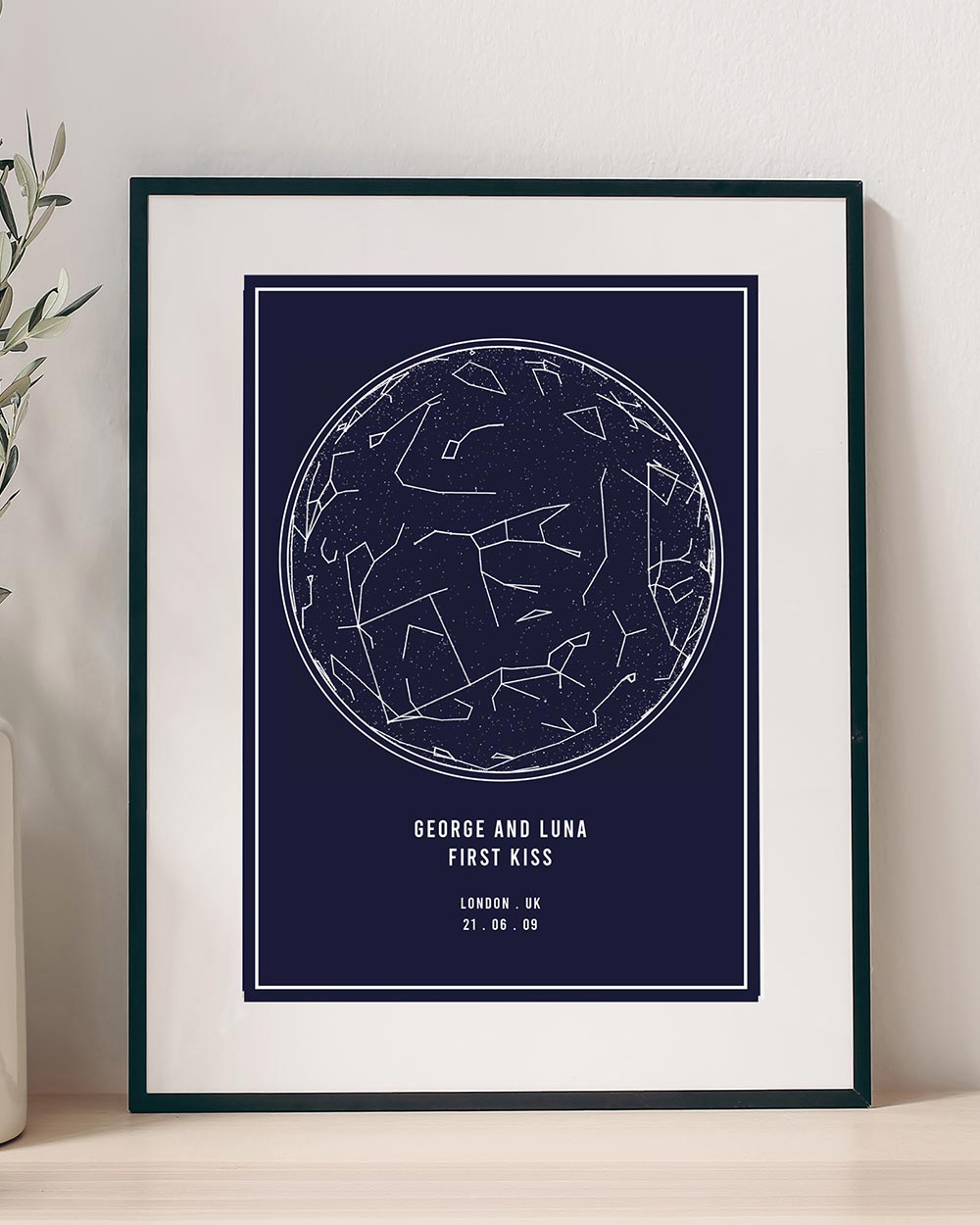 Personalised Star Map Gift Pack Celestial Present