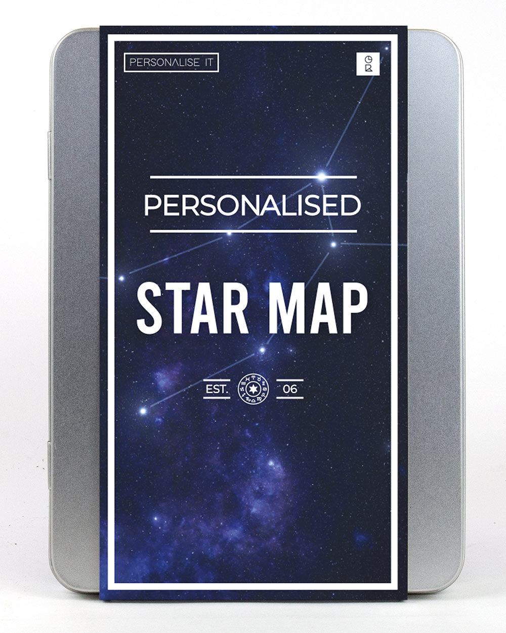 Personalised Star Map Gift Pack Celestial Present