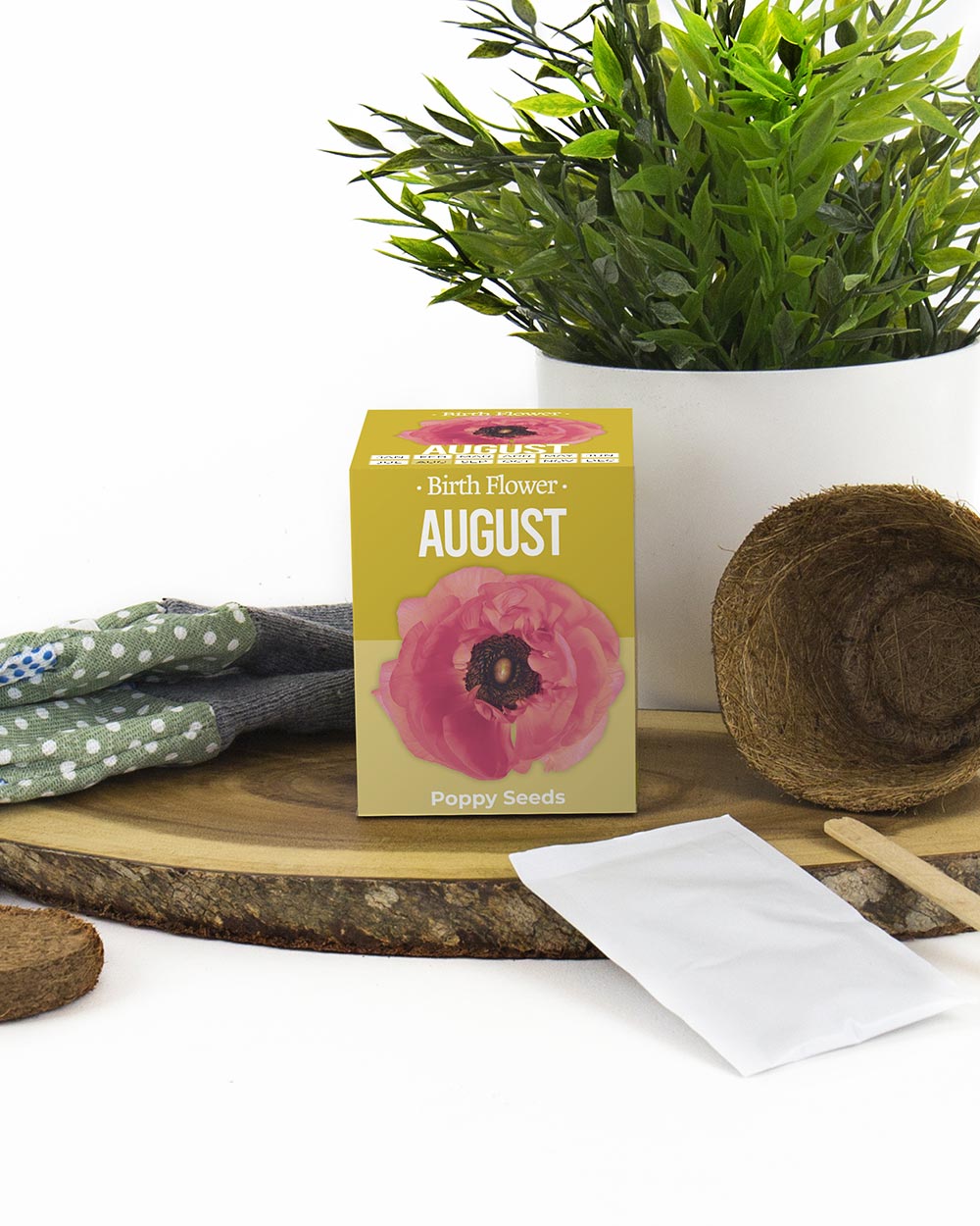 Grow Your Own August Birth Flower Gift Poppy