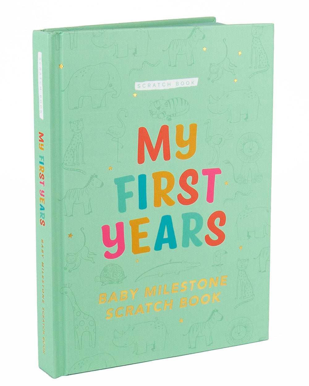 Baby Milestone Bucket List Scratch Book New Baby