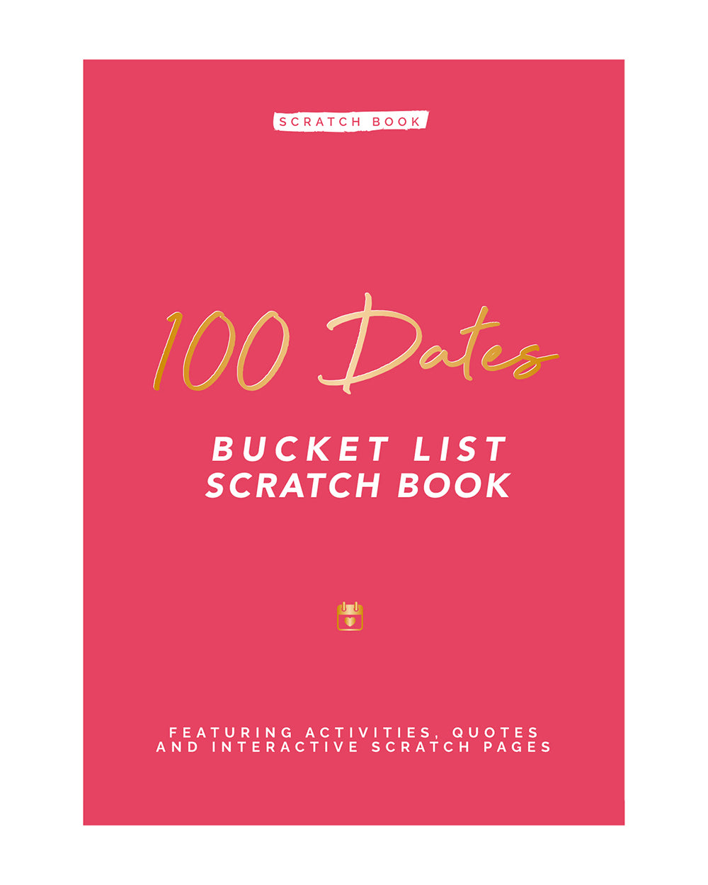 100 Dates Bucket List Scratch Book Activity Gift