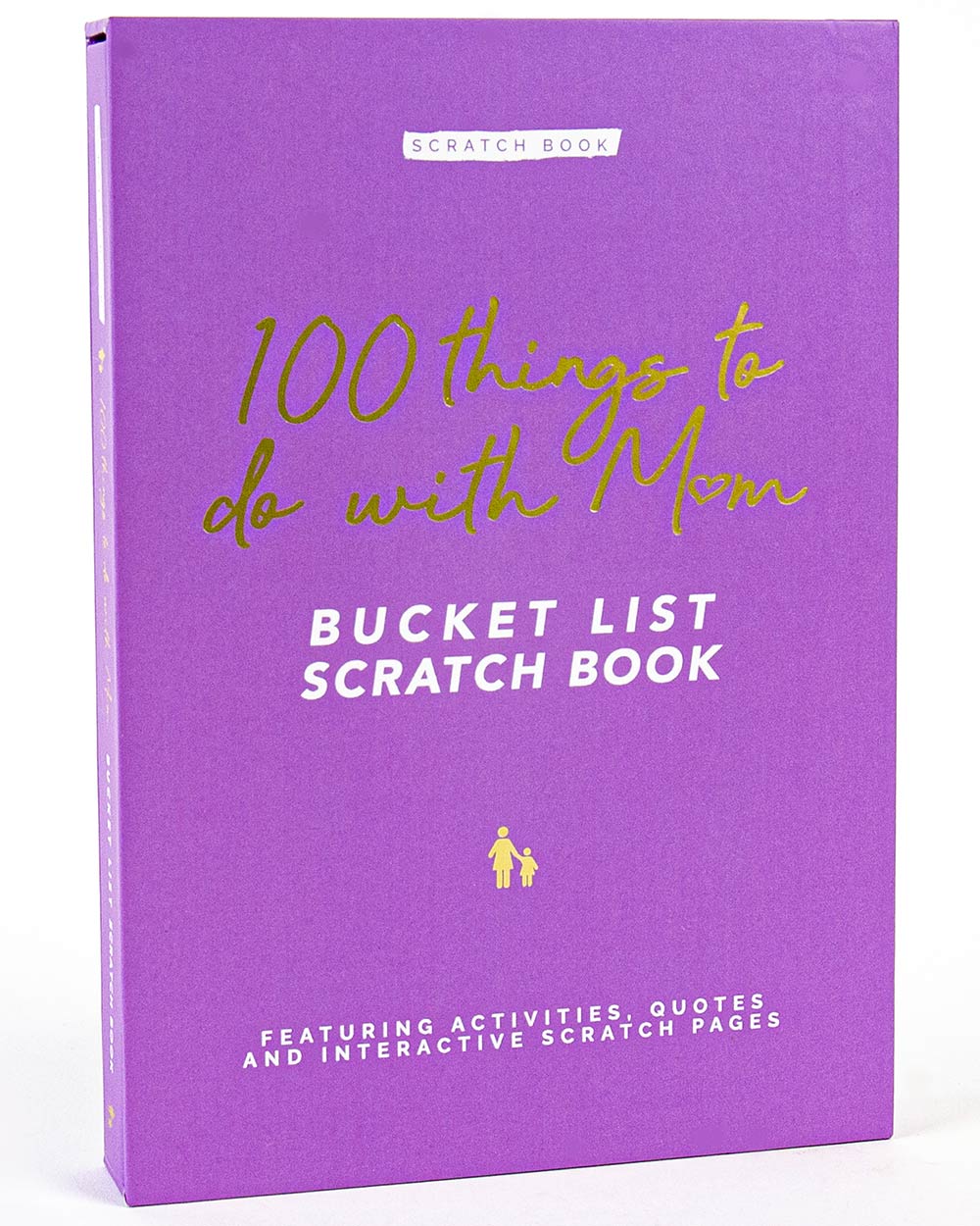 100 Things To Do With Mum Scratch Book Activity sleeve
