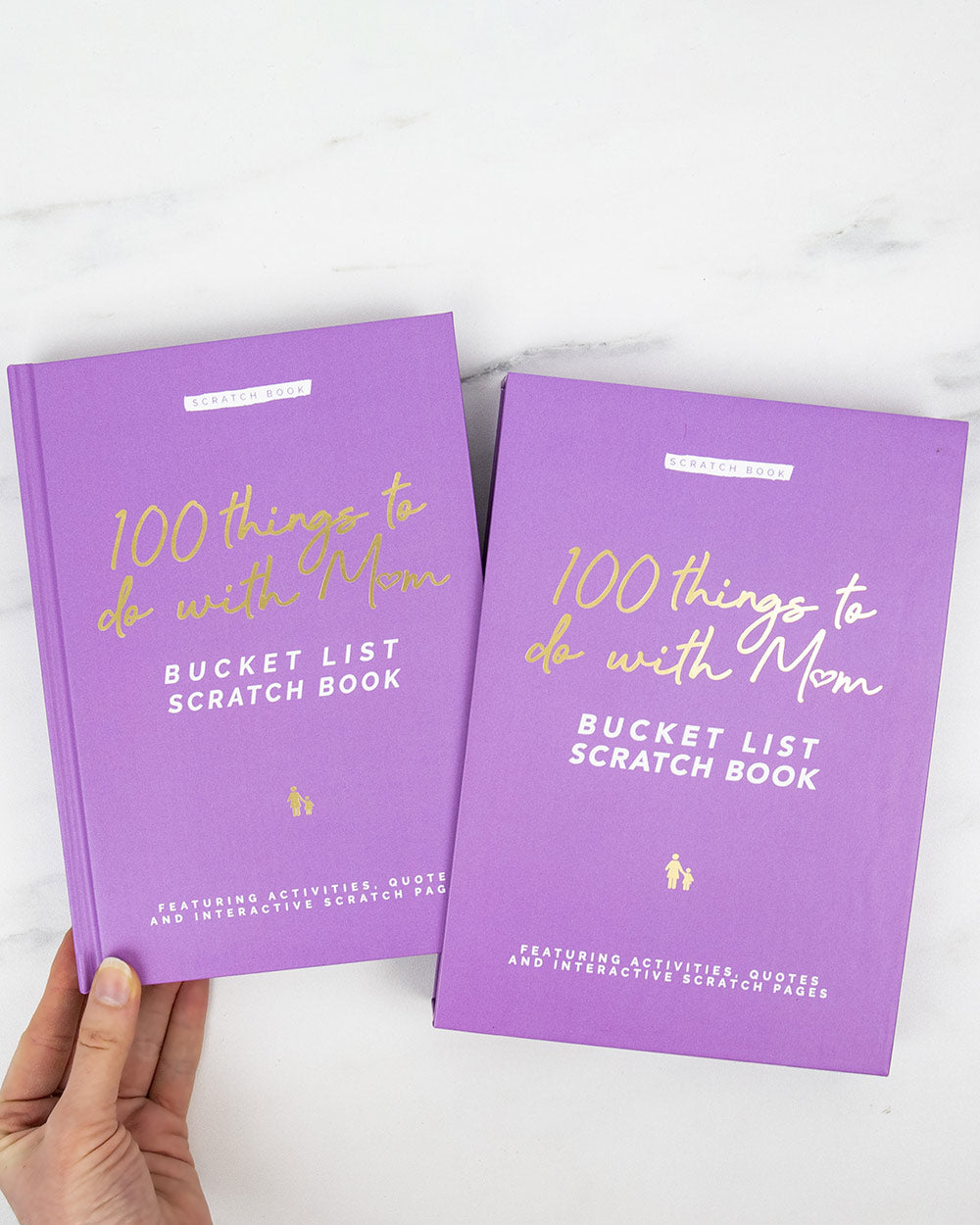 100 Things To Do With Mum Scratch Book Activity lifestyle with sleeve