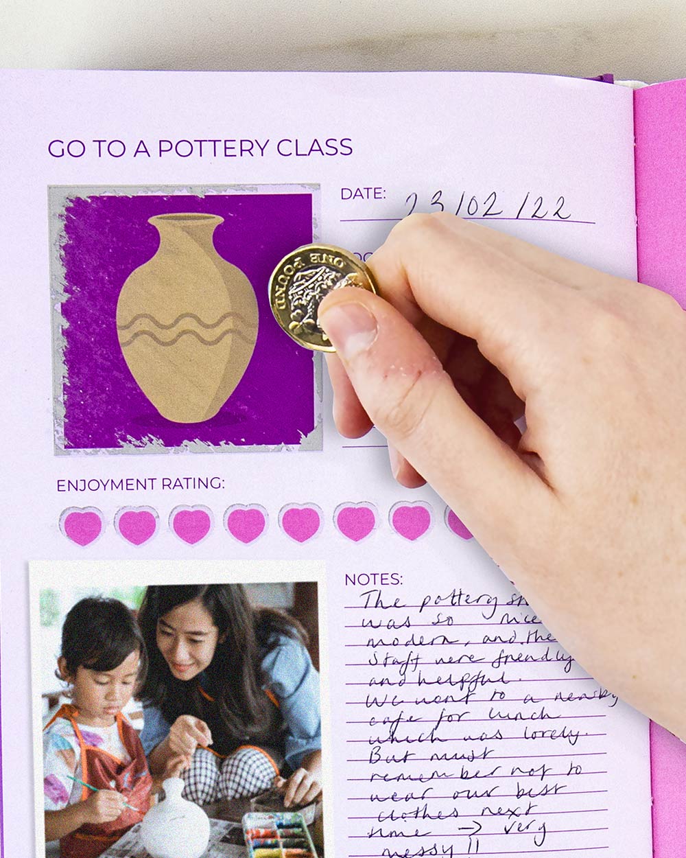 100 Things To Do With Mum Scratch Book Activity person scratching the window