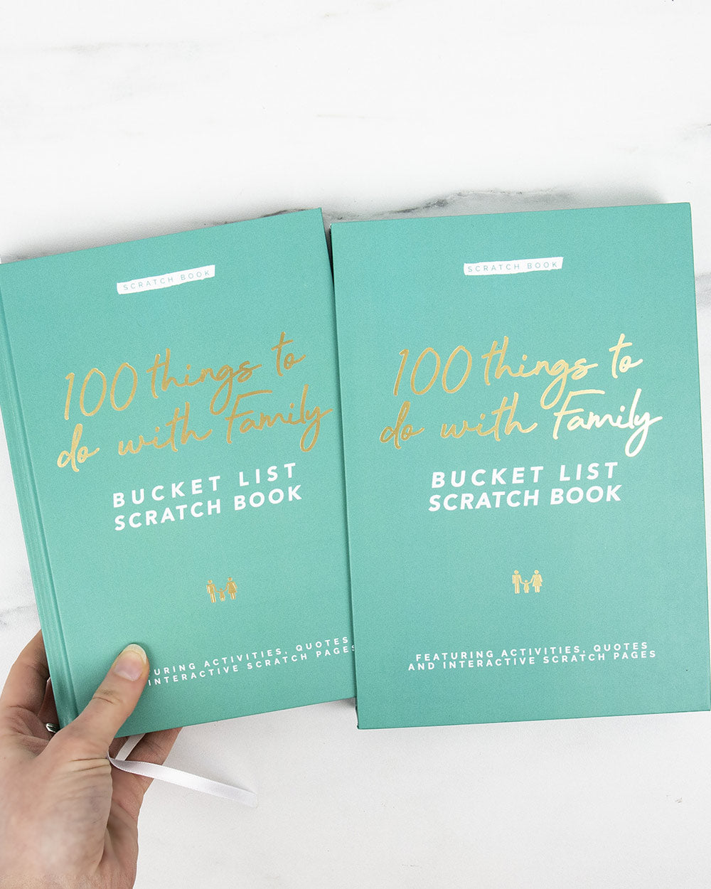 100 Things To Do With Family Scratch Book Activity with sleeve
