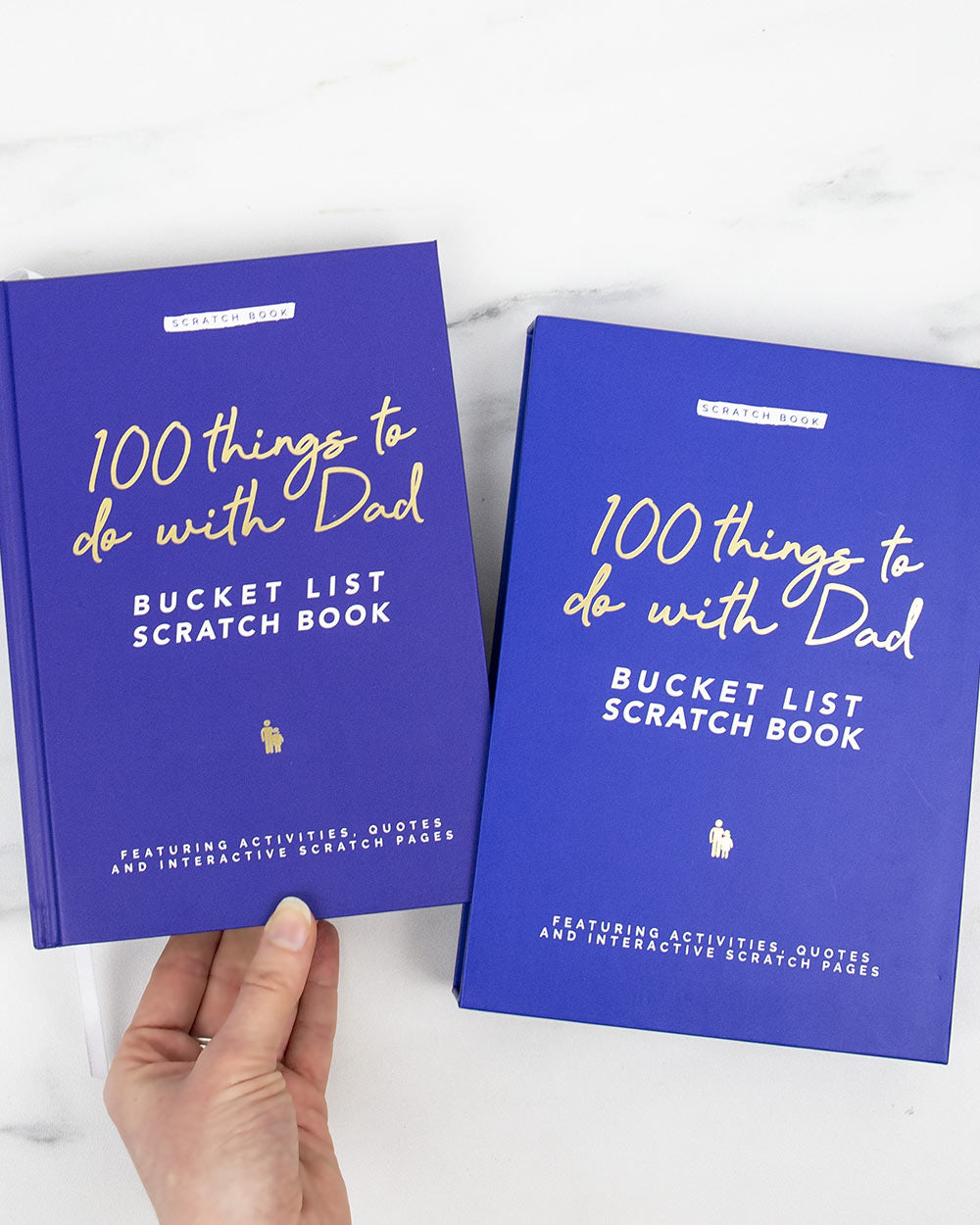 100 Things To Do With Dad Scratch Book Activity book with sleeve
