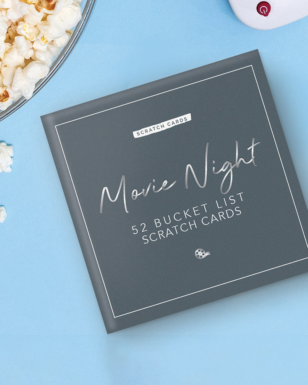 Movie Night Bucket List Scratch Cards Gift Idea boxed