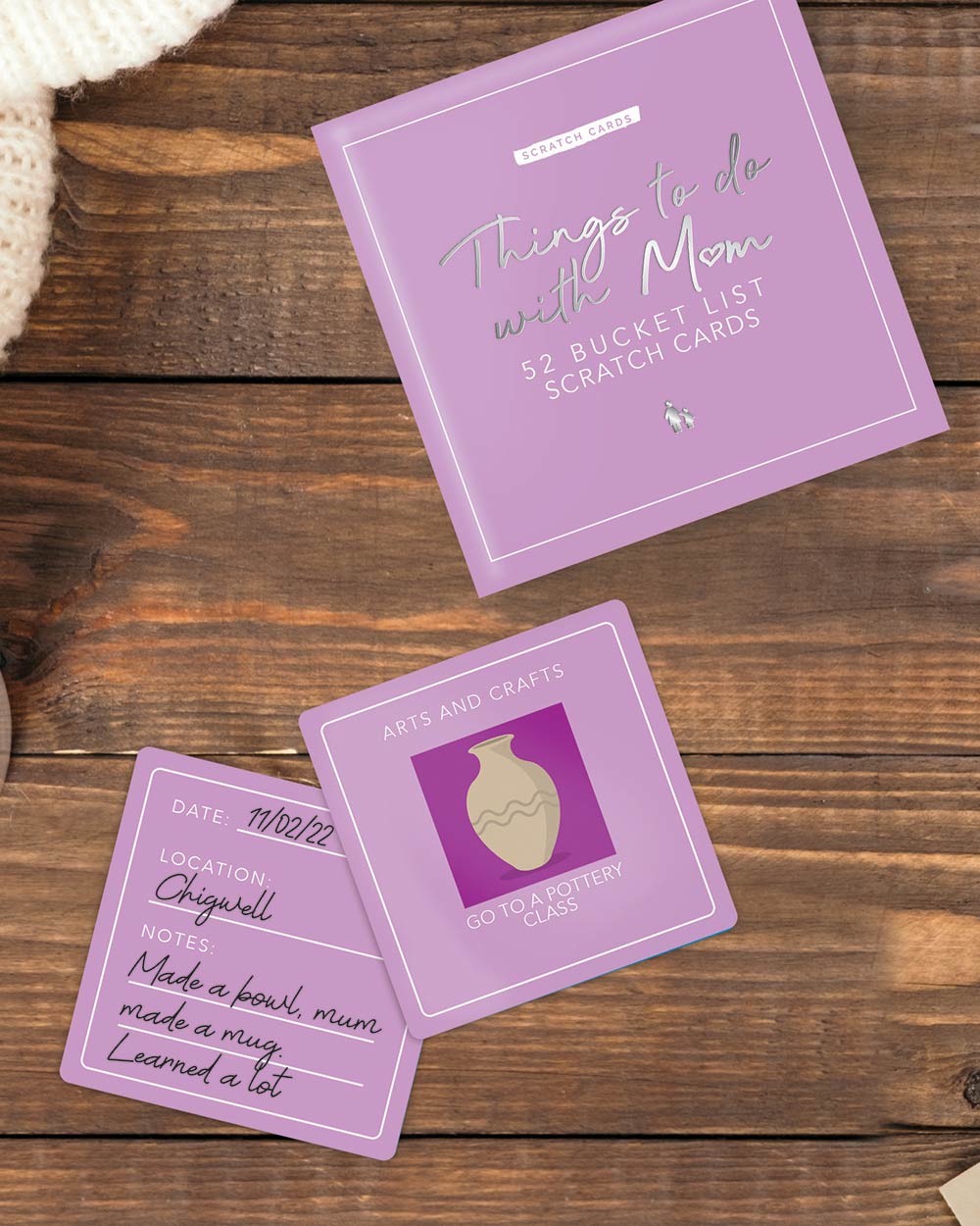 Things to do With Mum Activity Scratch Cards Gift