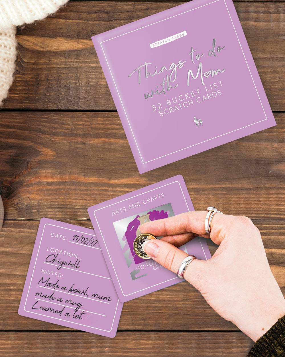 Things to do With Mum Activity Scratch Cards Gift