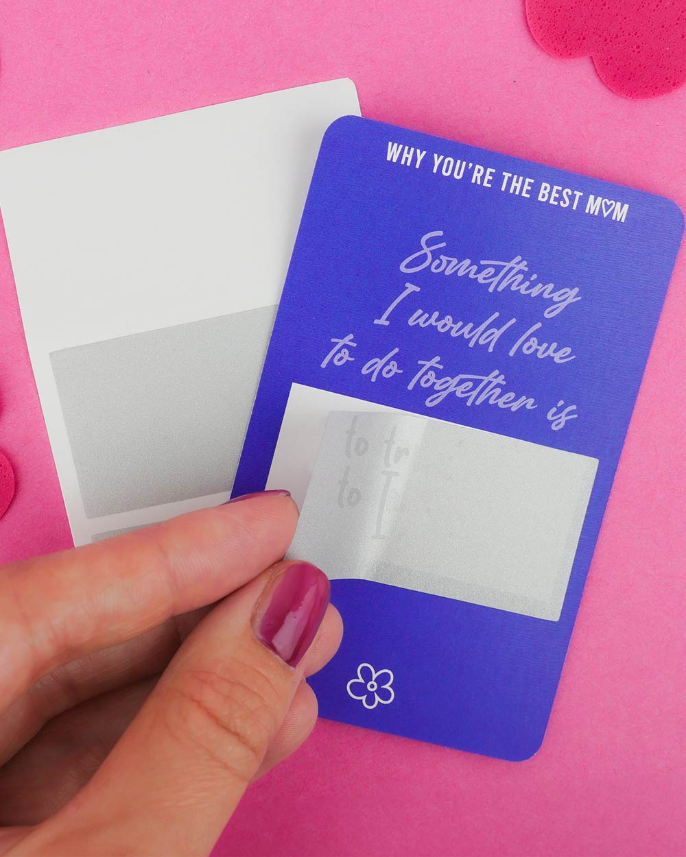 Reasons You're The Best Mum DIY Scratch Cards