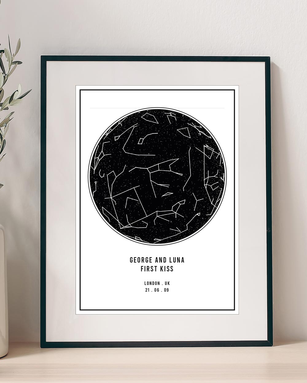 Personalised Star Map Gift Pack Celestial Present