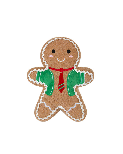 Christmas Door Stop Gingerbread with Green Waistcoat 27cm