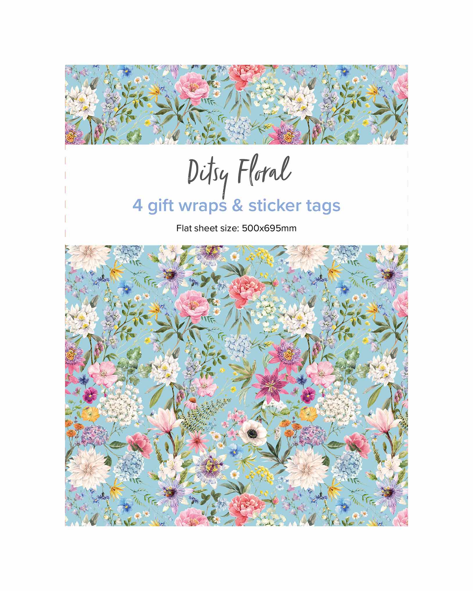 Gift Wrapping Paper Ditsy Floral