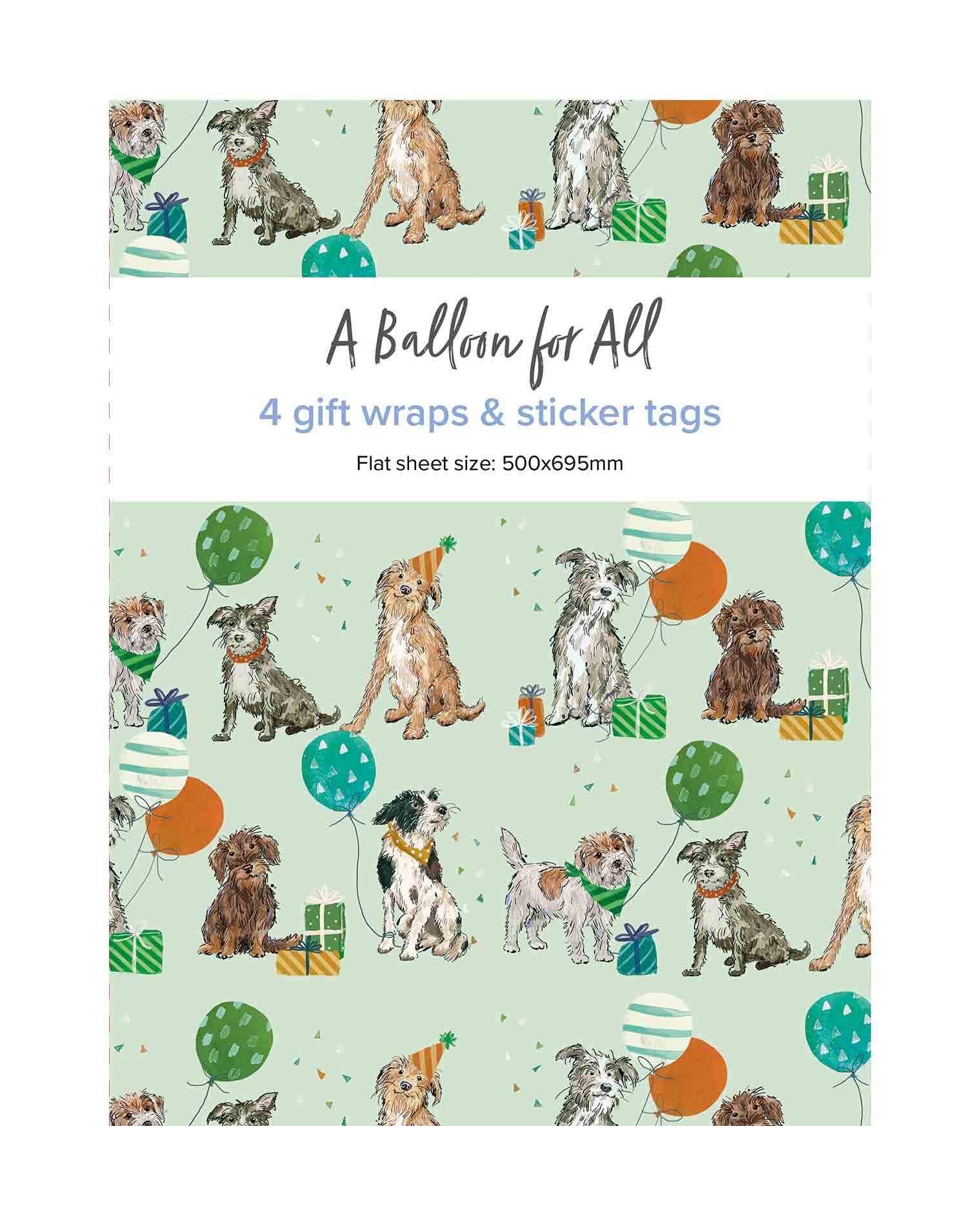 Gift Wrapping Paper A Balloon For All