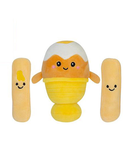Easter Egg & Soldiers Plush in Gift Box 13cm
