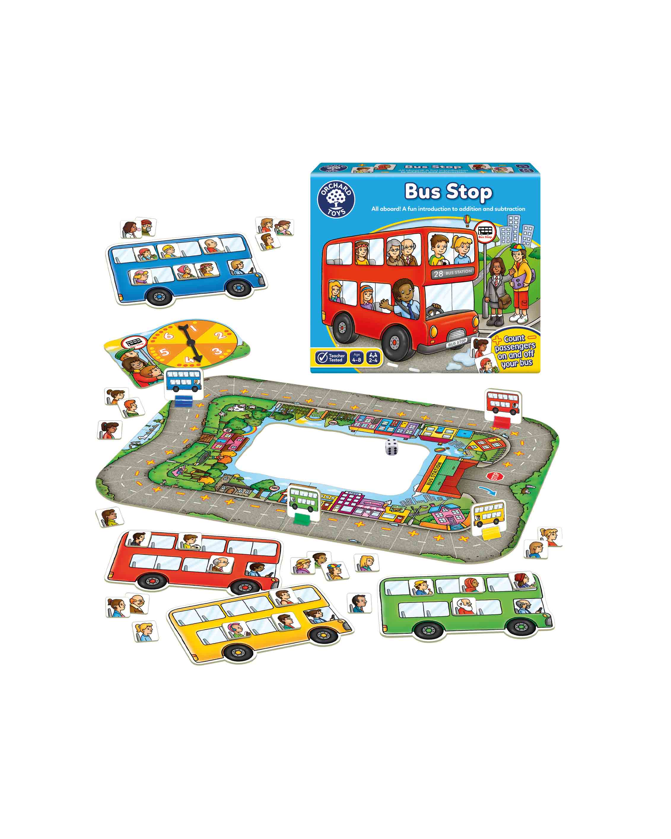 Kds Bus Stop Counting Game Age 4+